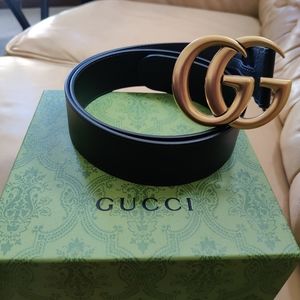 Authentic wide Gucci marmont belt 95cm like new with box
